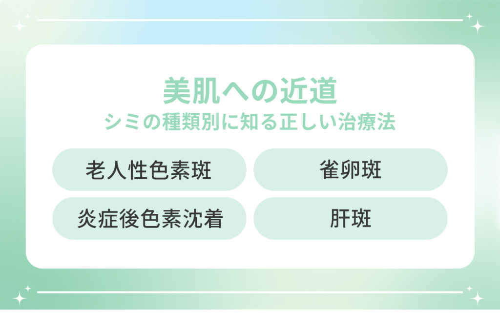 なぜシミができるのか？できたシミにシミ取り放題レーザー5,500円【梅田すずらんクリニック】