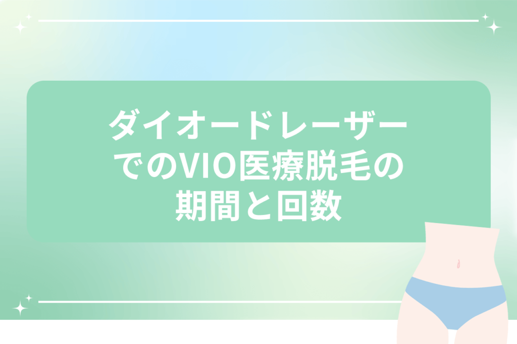 ダイオードレーザー vio 期間